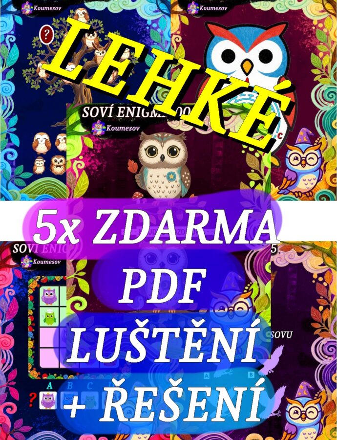🎁ZDARMA PDF 5xLEHKÉ LUŠTĚNÍ📥PRO DĚTI I DOSPĚLÉ