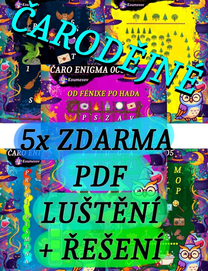 🎁ZDARMA PDF 5xČARODĚJNÉ LUŠTĚNÍ📥PRO DĚTI, DOSPĚLÉ