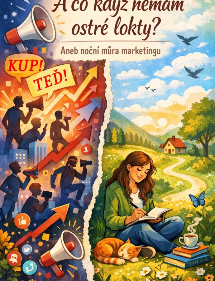 🔥A co když nemám ostré lokty? Aneb noční můra marketingu🌙